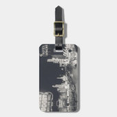Downtown Las Vegas Retro Bagagelabel (Voorkant verticaal)
