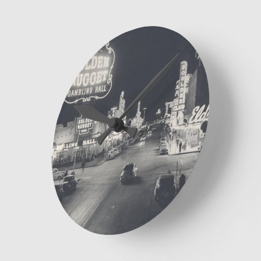 Downtown Las Vegas Retro Ronde Klok (Hoek)