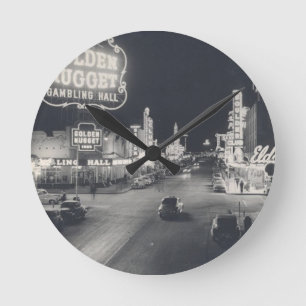 Downtown Las Vegas Retro Ronde Klok
