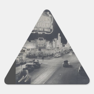 Downtown Las Vegas Retro Sticker