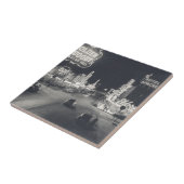 Downtown Las Vegas Retro Tegeltje (Zijkant)