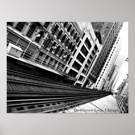 Downtown Loop, Chicago Poster (Voorkant)