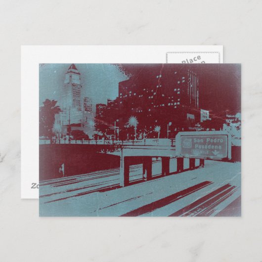 Downtown Los Angeles Briefkaart (Voorkant / Achterkant)