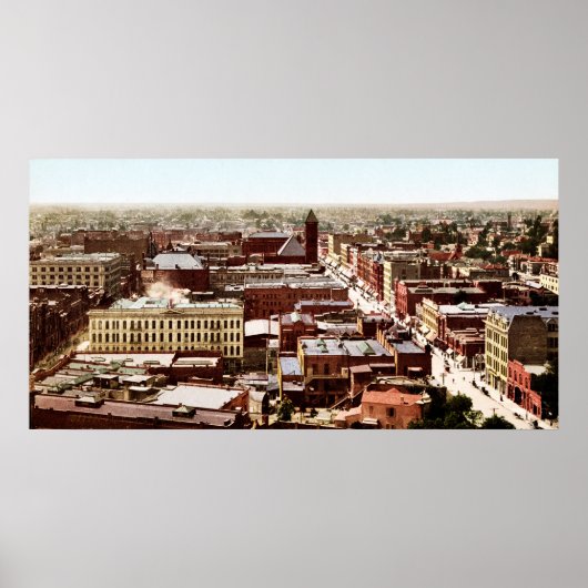 Downtown Los Angeles California Poster (Voorkant)