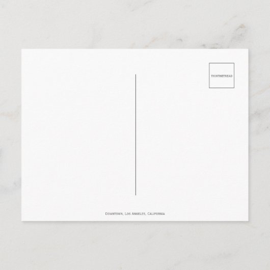 Downtown Los Angeles, Californië Briefkaart (Achterkant)