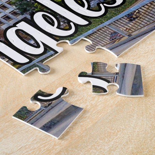 Downtown Los Angeles, Californië, Verenigde Staten Legpuzzel (Zijkant)