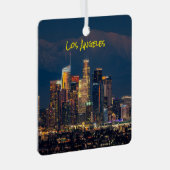 Downtown Los Angeles, met San Gabriel-gebergte, Metalen Ornament (Voorkant Rechts)