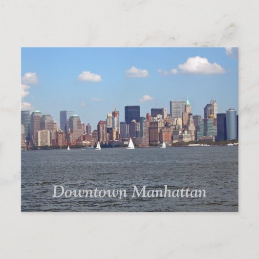Downtown Manhattan Briefkaart (Voorkant)