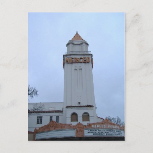 Downtown Merced Briefkaart (Voorkant)