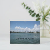 Downtown Miami Briefkaart (Staand voorkant)