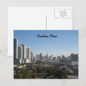 Downtown Miami Post Briefkaart (Voorkant / Achterkant)