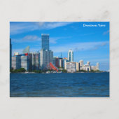 Downtown Miami Skyline Briefkaart (Voorkant)