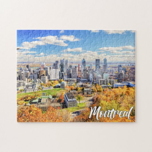 Downtown Montreal, Quebec, Canada Legpuzzel (Horizontaal)