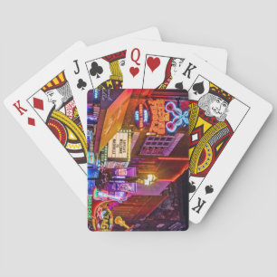 Downtown Nashville Tennessee Nightlife Pokerkaarten