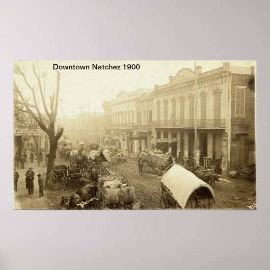 Downtown Natchez Print (Voorkant)