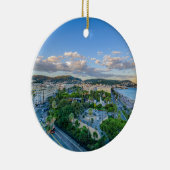 Downtown Nice, Frankrijk Keramisch Ornament (Rechts)