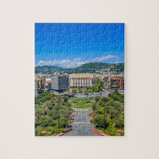Downtown Nice, Frankrijk Legpuzzel (Verticaal)