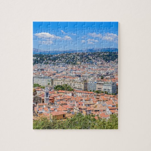 Downtown Nice, Frankrijk Legpuzzel (Verticaal)