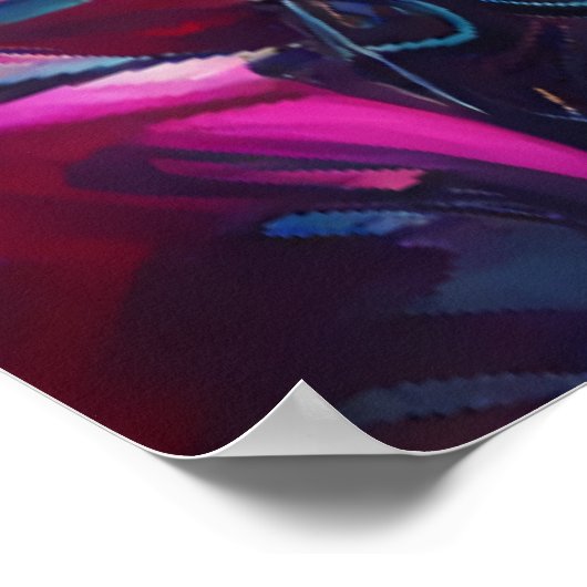 Downtown Nova Civitas | AI Art Poster (Hoek)