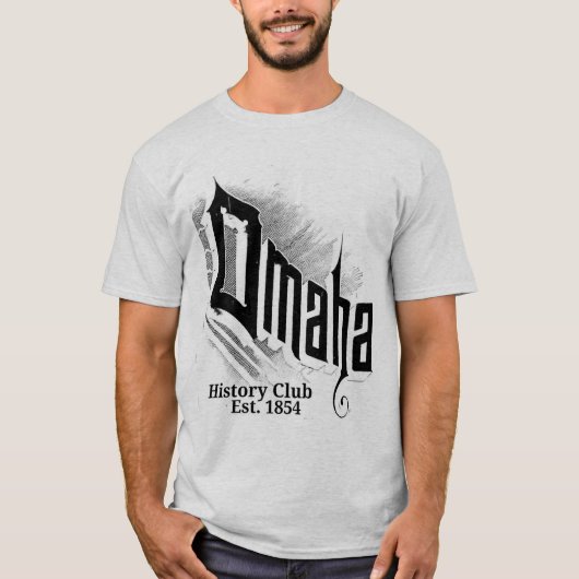 Downtown Omaha Ghost Sign T-Shirt (Voorkant)