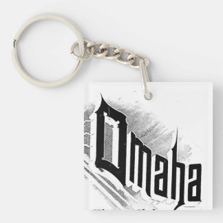 Downtown Omaha Ghost Sign T-Shirt Sleutelhanger