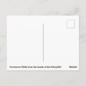 Downtown Philadelphia Briefkaart (Achterkant)