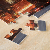 Downtown Philadelphia, Pennsylvania bij zonsonderg Legpuzzel (Zijkant)