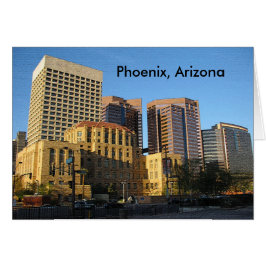 Downtown Phoenix Arizona Reis Wolkenkrabbers Kaart