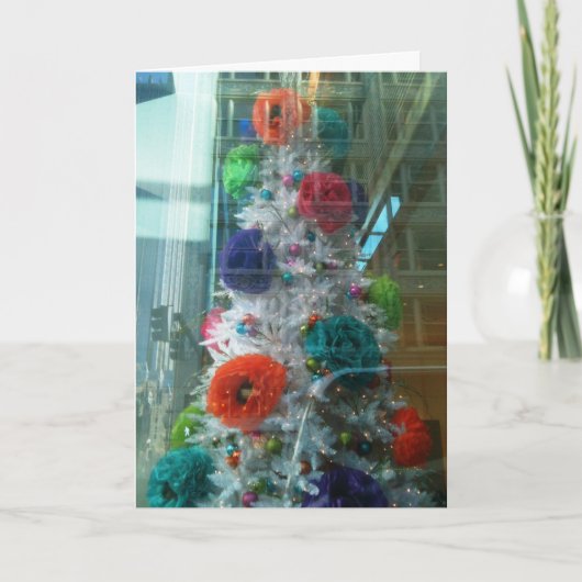 DOWNTOWN PITTSBURGH CHRISTMAS TREKKEN FEESTDAGEN KAART (Voorkant)