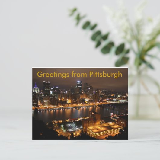 Downtown Pittsburgh, Greetings from Pittsburgh Briefkaart (Staand voorkant)