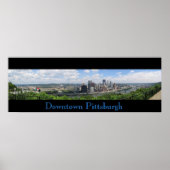 Downtown Pittsburgh Panorama Poster (Voorkant)