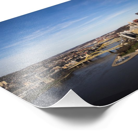 Downtown Pittsburgh, Pennsylvania Foto Afdruk (Hoek)