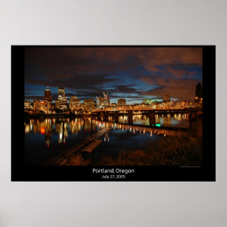 Downtown Portland, Oregon Poster