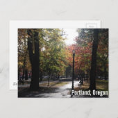 Downtown Portland, PSU Parkblocks Briefkaart (Voorkant / Achterkant)