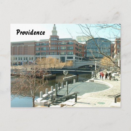 Downtown Providence Briefkaart (Voorkant)