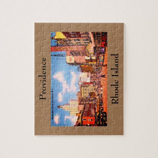 Downtown Providence, RI Foto Legpuzzel (Verticaal)