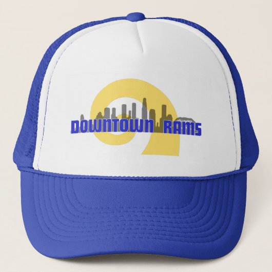 Downtown Rams Trucker Hat Pet (Voorkant)