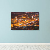 Downtown Roanoke, Virginia Canvas Afdruk (Insitu (Houten vloer))