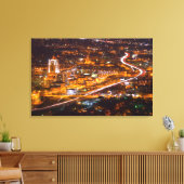 Downtown Roanoke, Virginia Canvas Afdruk (Insitu (Woonkamer))