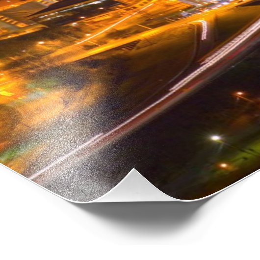 Downtown Roanoke, Virginia Foto Afdruk (Hoek)