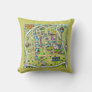 Downtown San Antonio Pillow Kussen