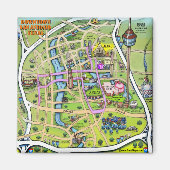 Downtown San Antonio Texas Magneet (Voorkant)