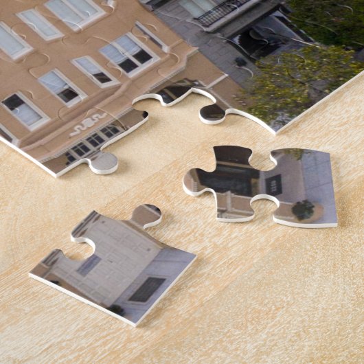 Downtown San Francisco California Jigzaag Puzzle Legpuzzel (Zijkant)