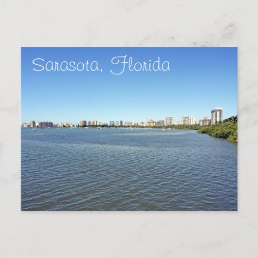 Downtown Sarasota Florida Briefkaart (Voorkant)