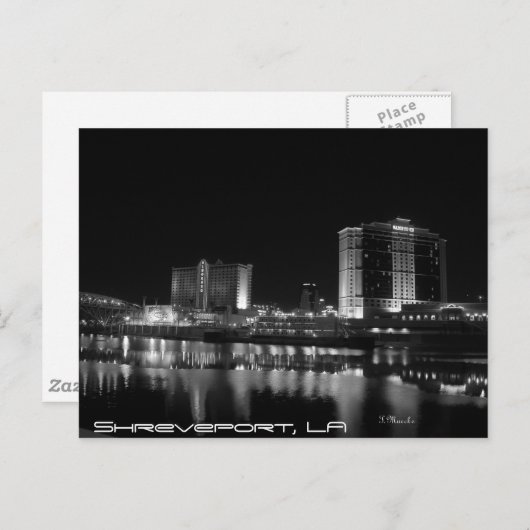 Downtown Shopenbaarport, LA, Shopenbaarport, LA Briefkaart (Voorkant / Achterkant)