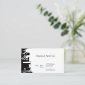 Downtown Silhouette Architect Visitekaartje (Staand voorkant)