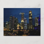 Downtown Singapore Briefkaart (Voorkant)