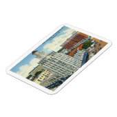 Downtown, Sint-Petersburg, Vintage Briefkaart FL Magneet (Linkerzijde)