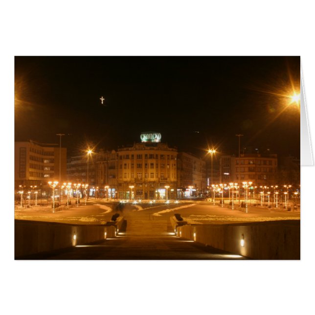 Downtown Skopje (Voorkant Horizontaal)