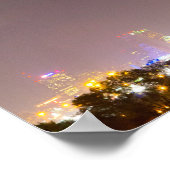 Downtown St. Louis, Missouri bij nacht Poster (Hoek)